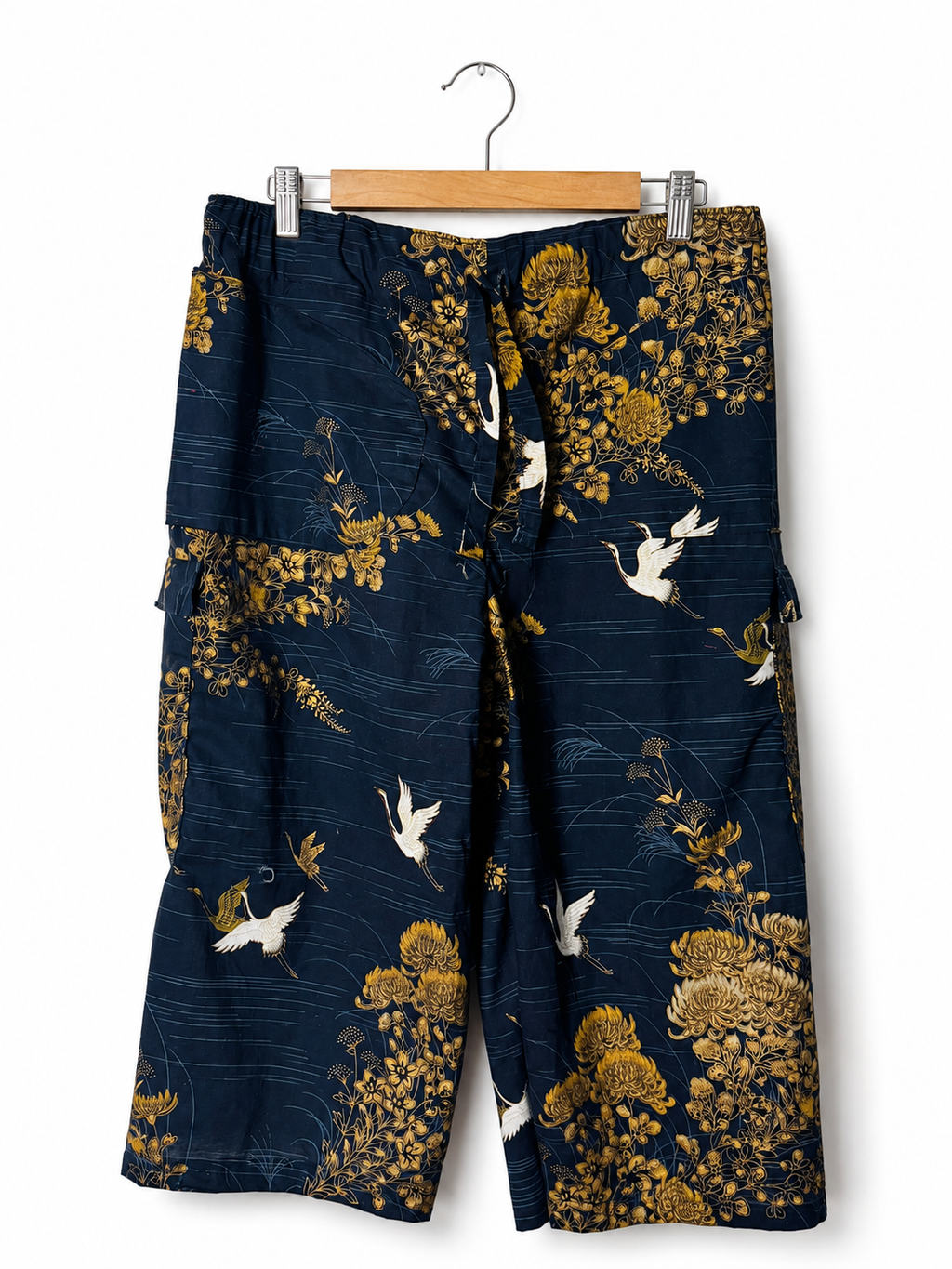 Swan & Gold print shorts